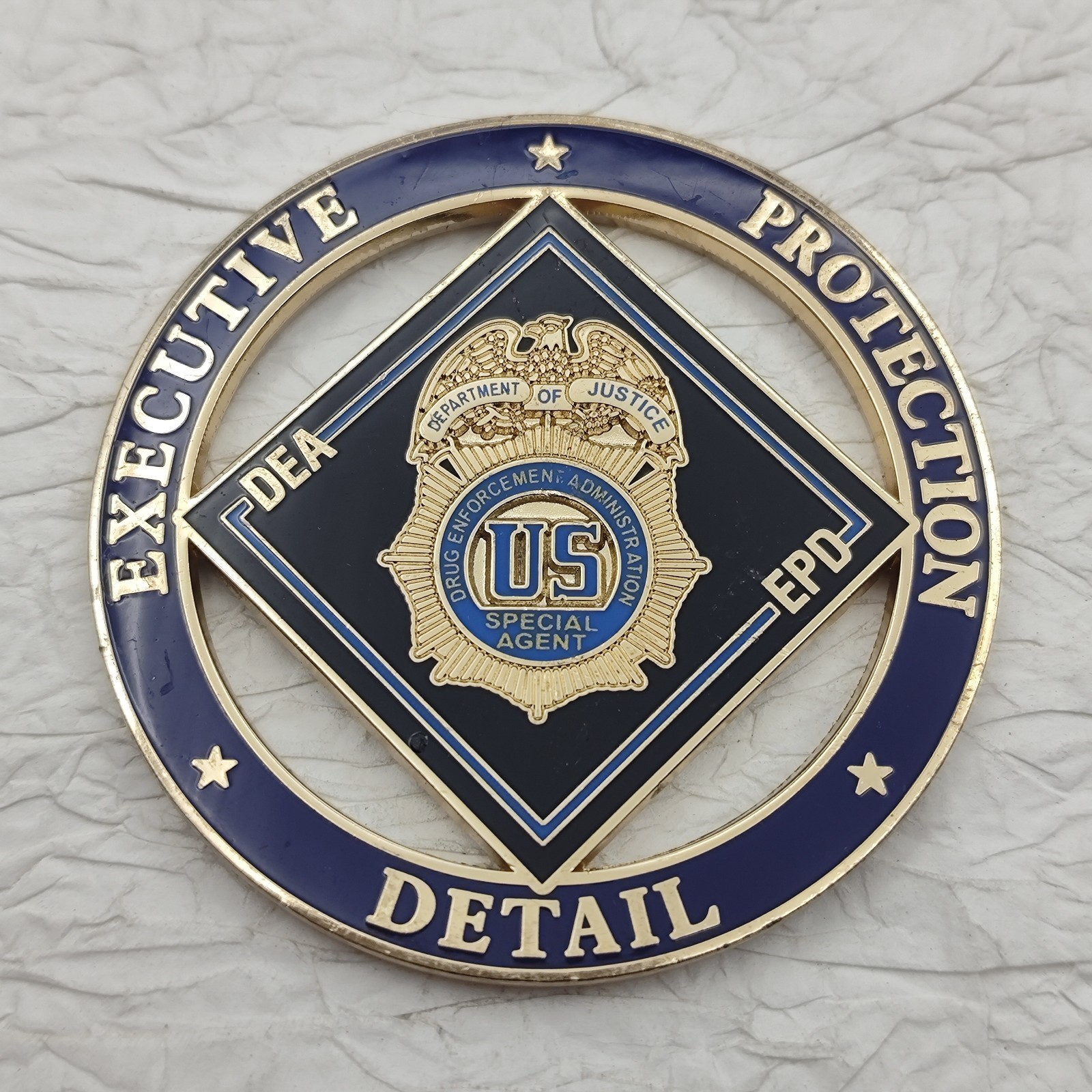 US Drug Enforcement Administration Executive Protection Detail Challenge Coin #2