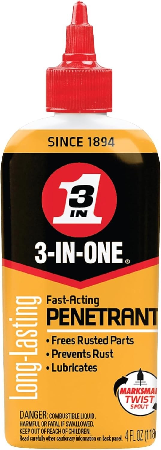 4 OZ Fast-Acting Penetrant for Marine & Automotive Use - Rust Prevention