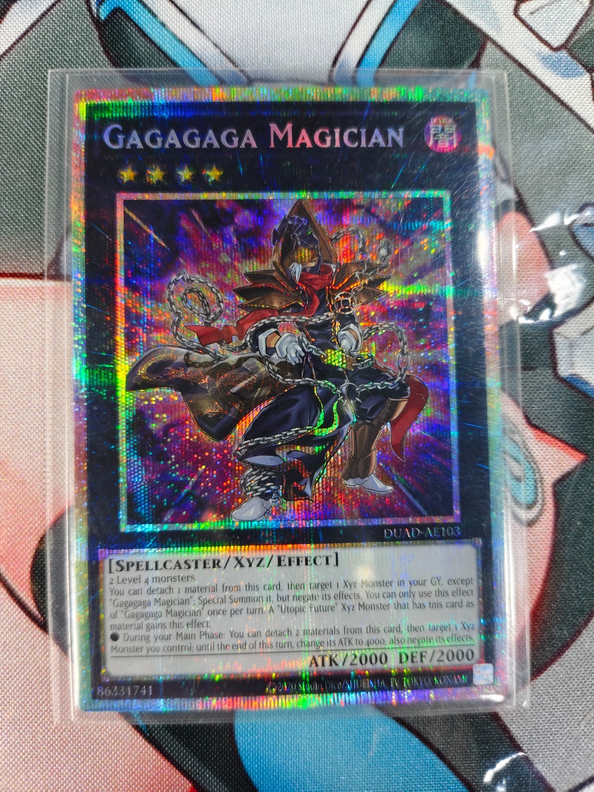 Yugioh Asian English OCG DUAD-AE103 Gagagaga Magician - PSER