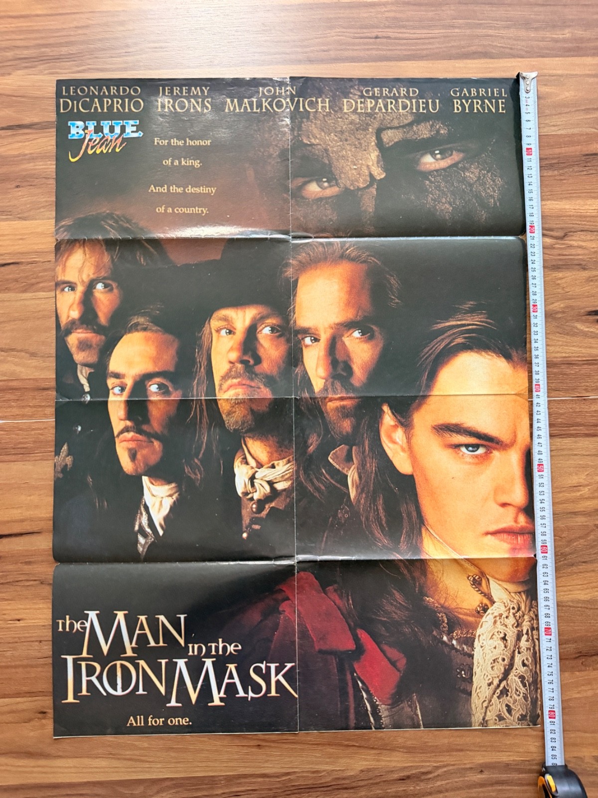 Leonardo DiCaprio Ricky Martin Double Sided Blue Jean Magazine Poster
