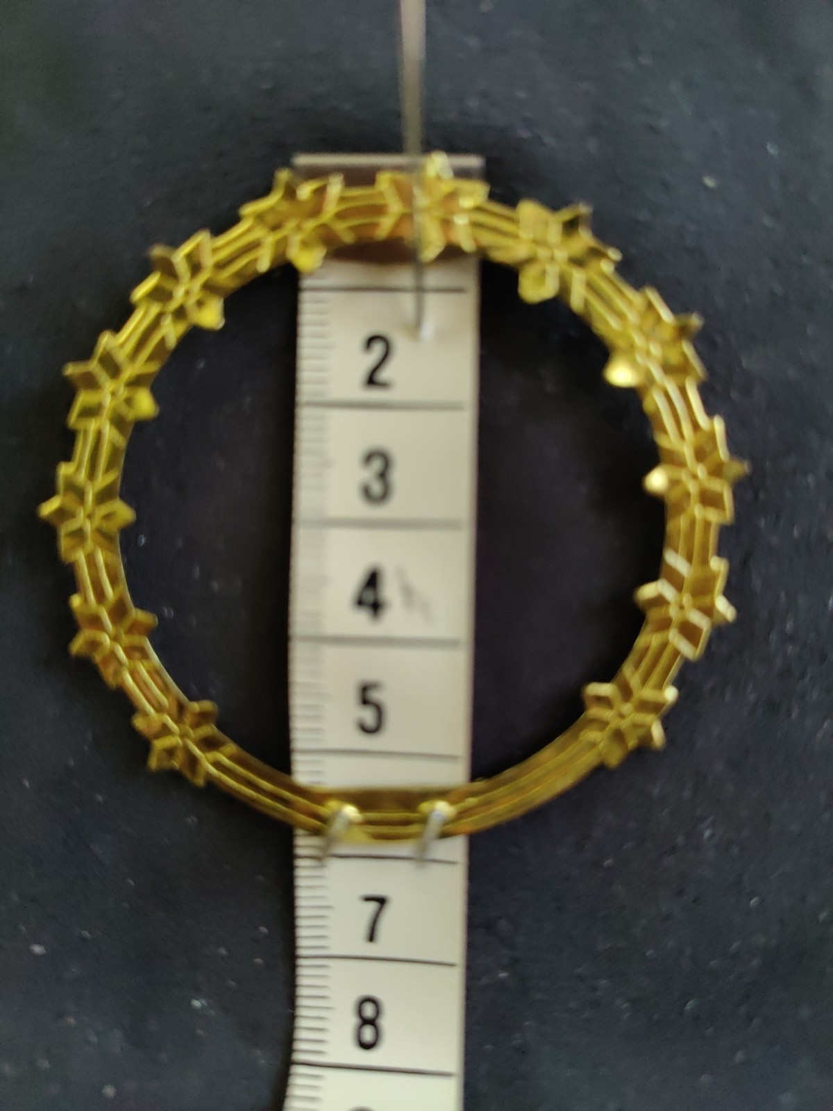 Metal Halo (Aureola) 6cms or2.4 inches for Religious Statues of The Virgin Mary 