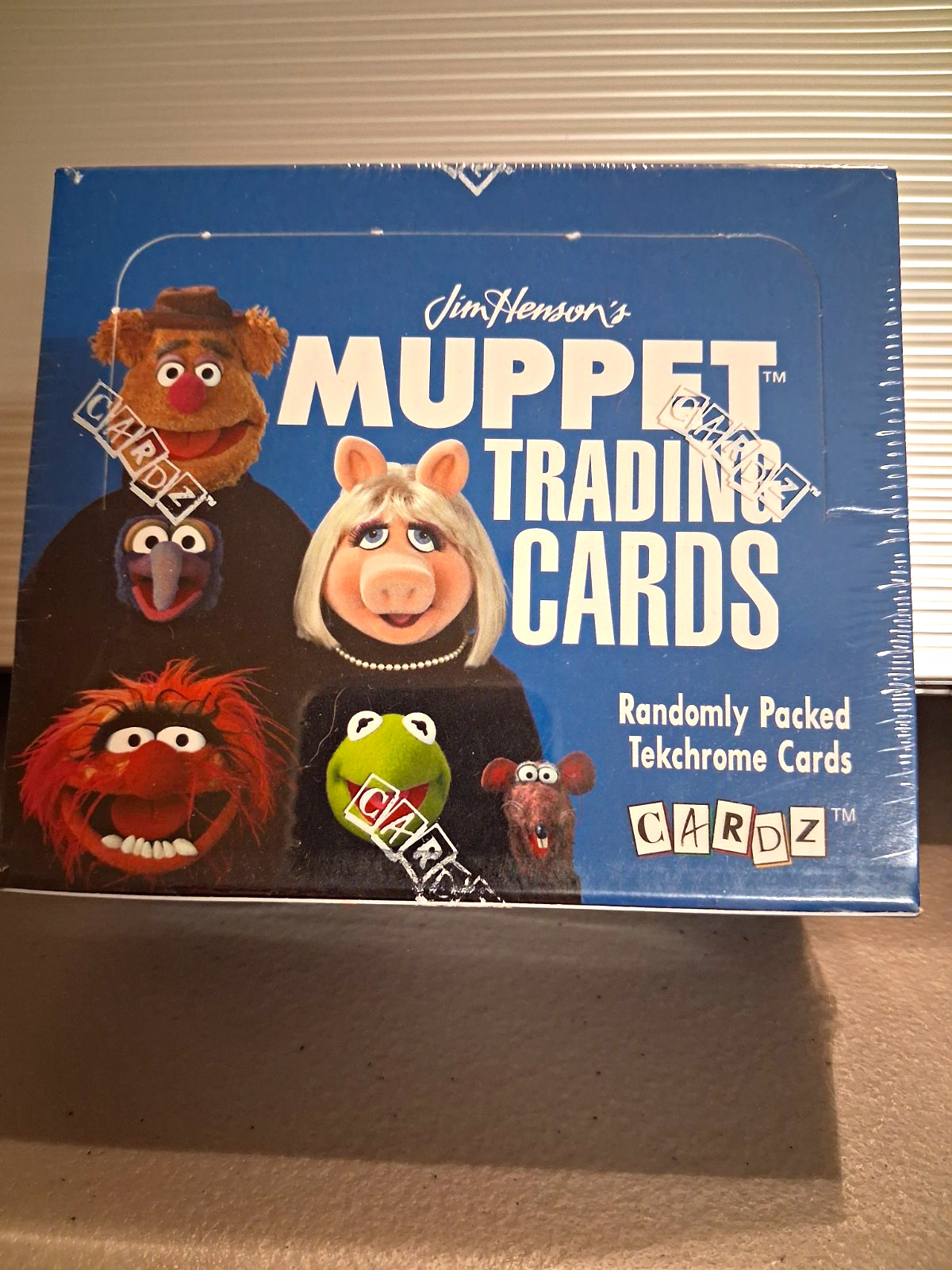 1993 Cardz Jim Henson’s Muppet Trading Cards Sealed Box 36 Packs Rare