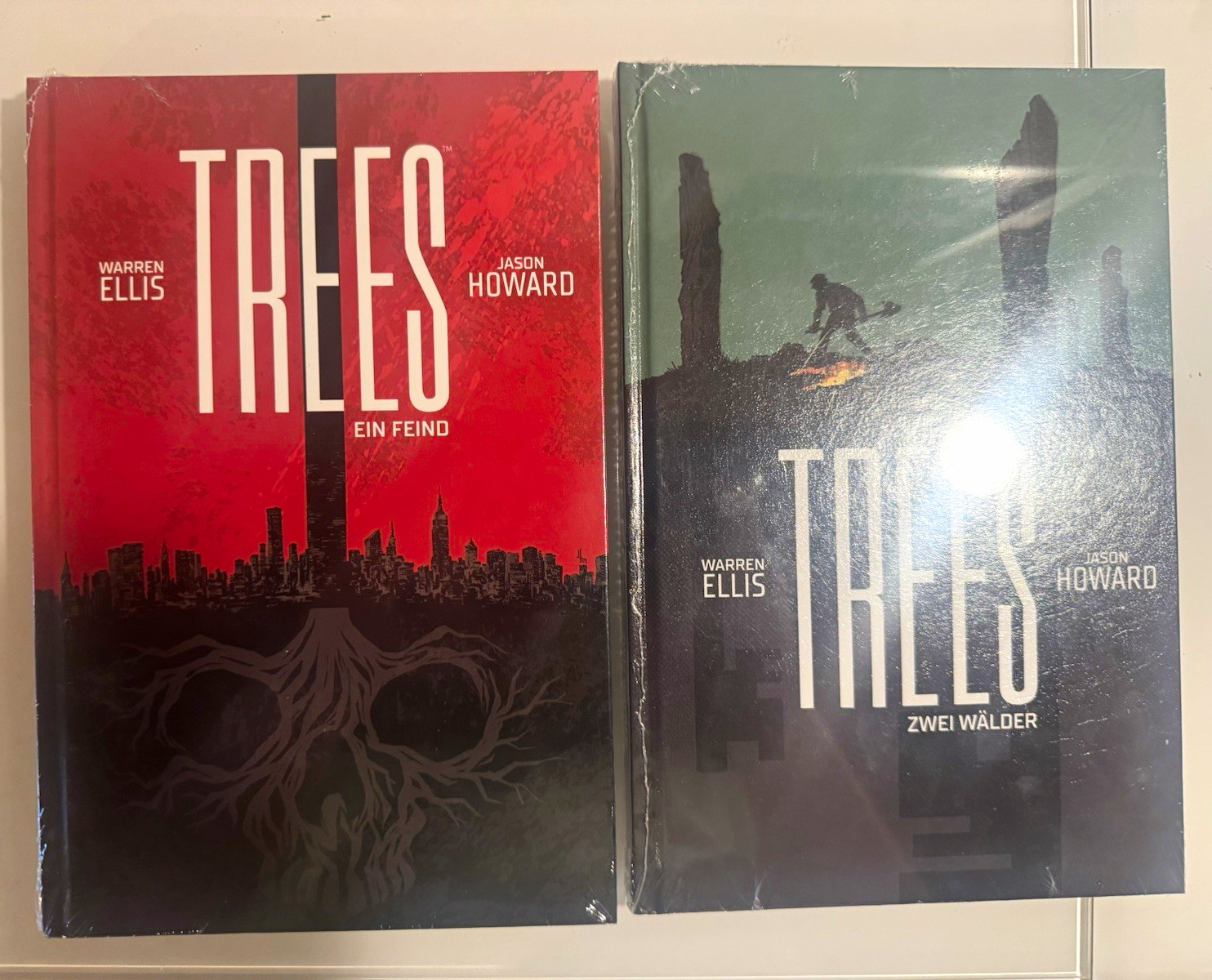 TREES Volume 1 + 2 Original Box/Sealed - Cross Cult Hardcover - Warren Ellis