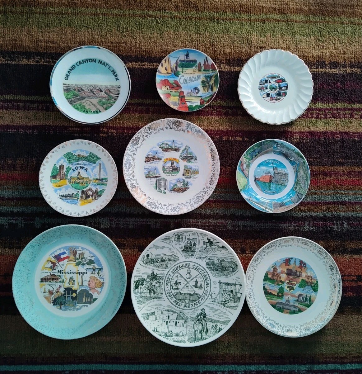 VTG Souvenir Plates 33 - $15.99 On Any Two Plates -Please Read Description Below