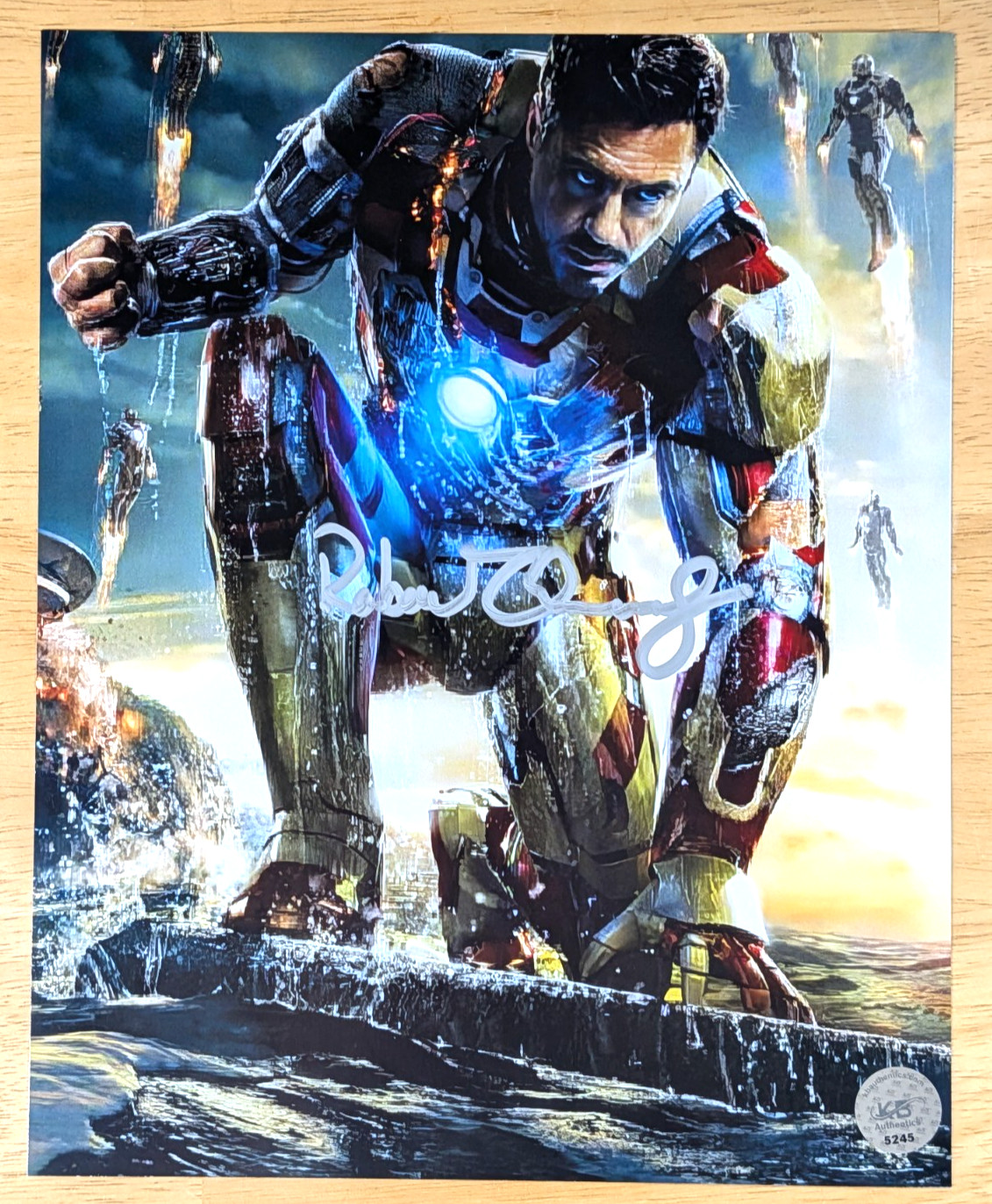 Robert Downey Jr Autographed Picture \