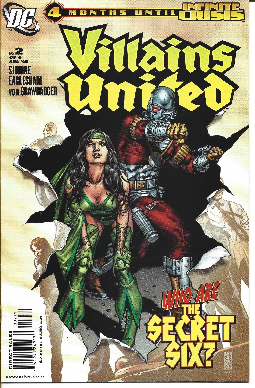VILLAINS UNITED #2 DC COMICS 2005 BAGGED / BOARDED