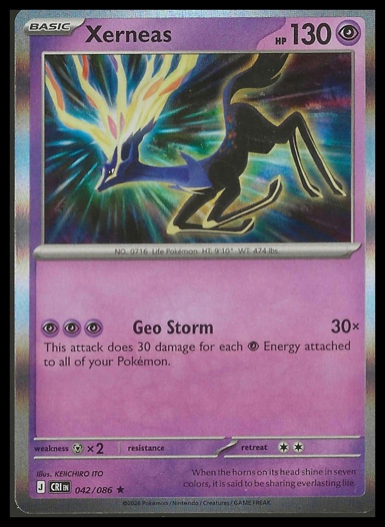 ME04: Chaos Rising #042/086 Xerneas