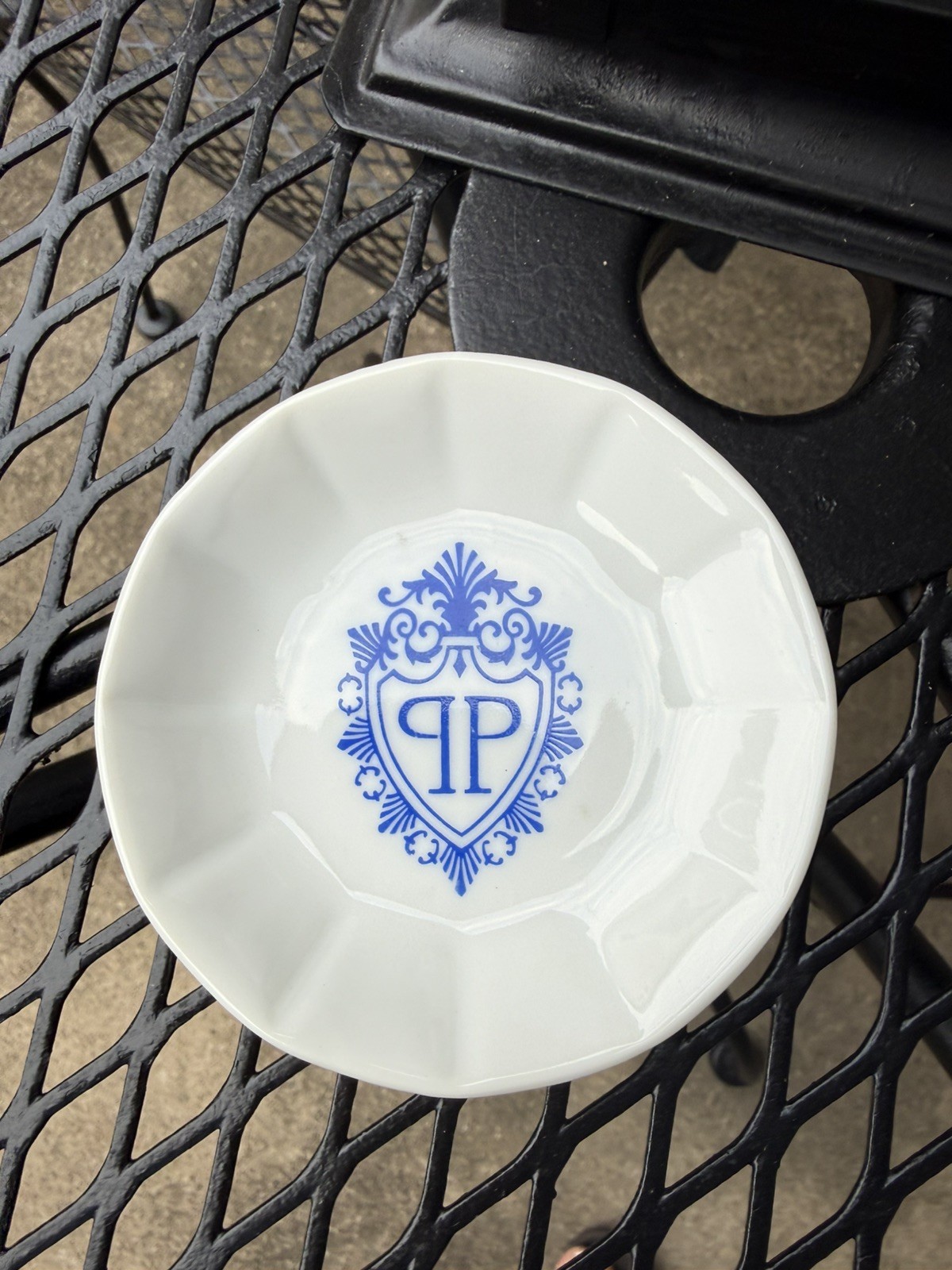 Vintage The Plaza Hotel New York NYC Porcelain Trinket Dish Mid 20th Century 