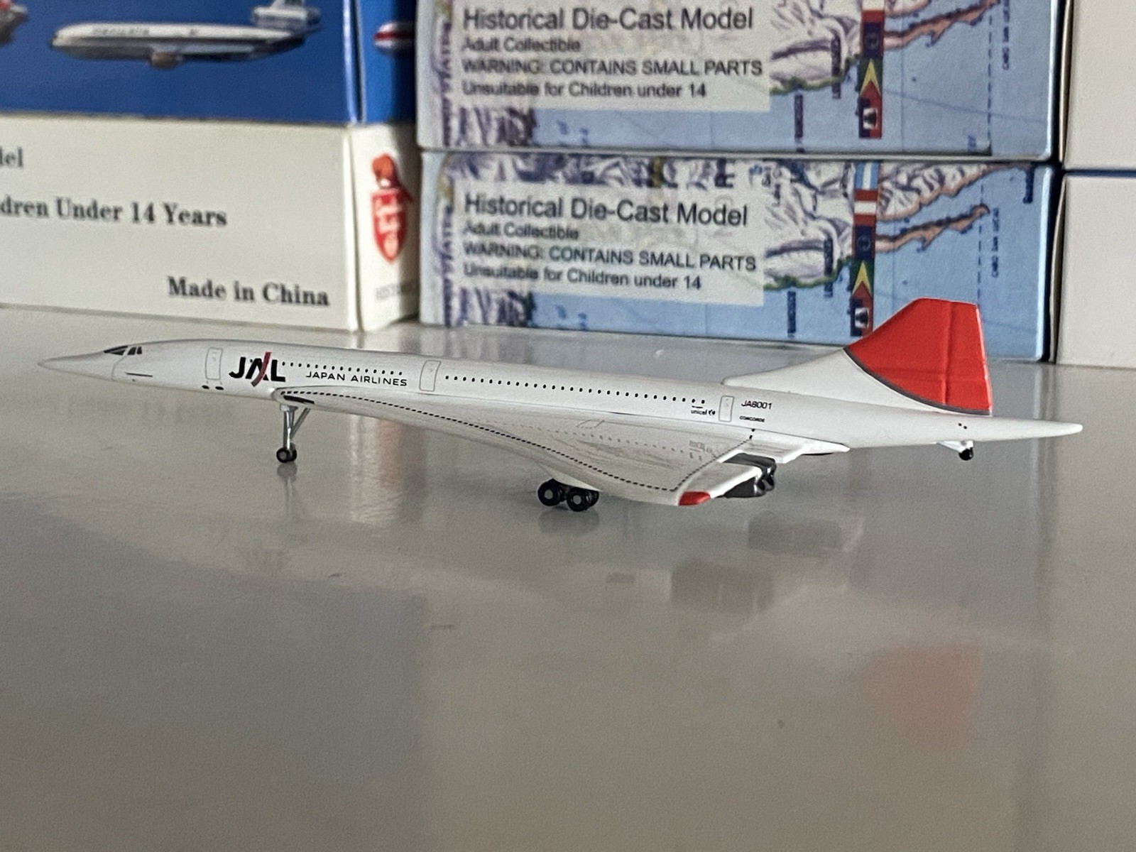 Phoenix Models JAL Japan Airlines BAe Concorde 1:400 JA8001 PH4JAL065