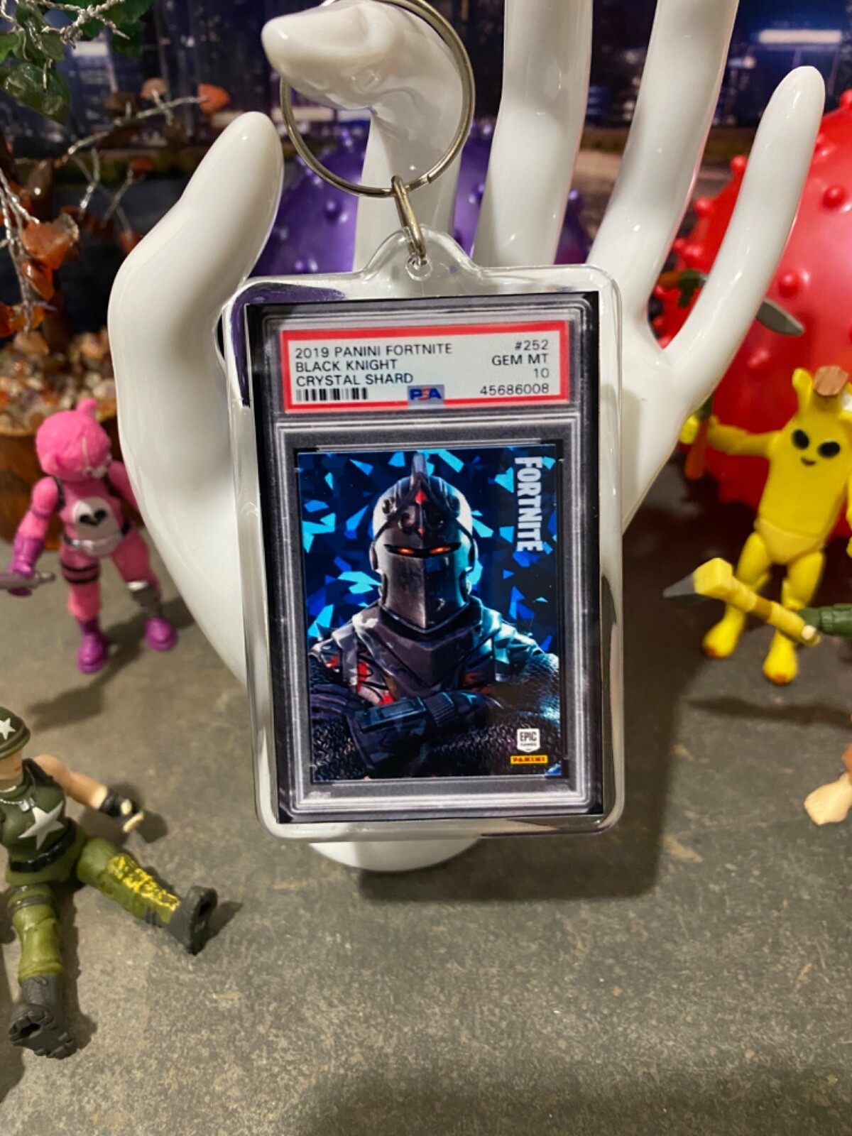 Fortnite Limited Edition - Mini Slab Keychains Crystal Shard, Cracked Ice & more
