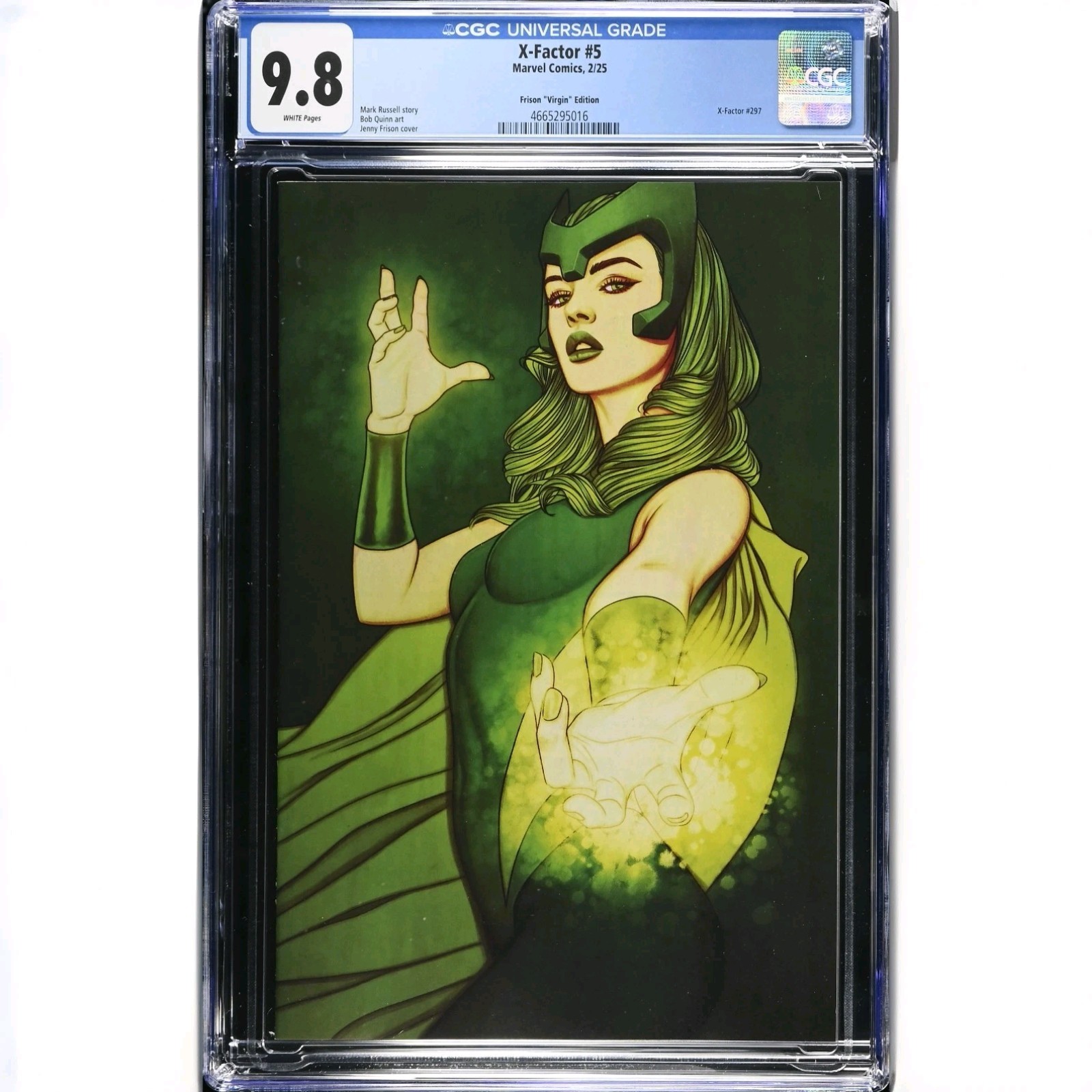 X-FACTOR #5 1:100 VIRGIN JENNY FRISON POLARIS VARIANT CGC 9.8 MARVEL COMIC XMEN
