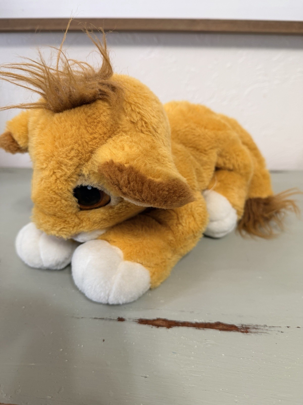 Vintage 1993 The Lion King Floppy Baby Simba Authentic Mattel Disney Plush