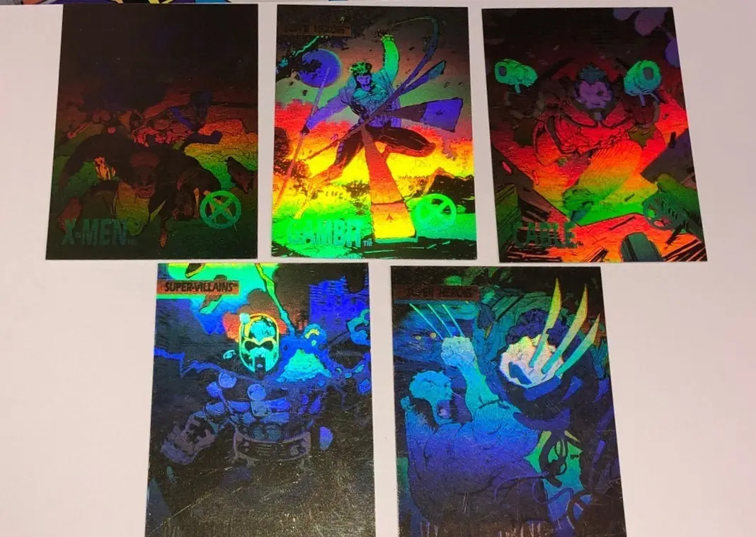 1992 Marvel X-Men Series 1 COMPLETE HOLOGRAM CARD SET