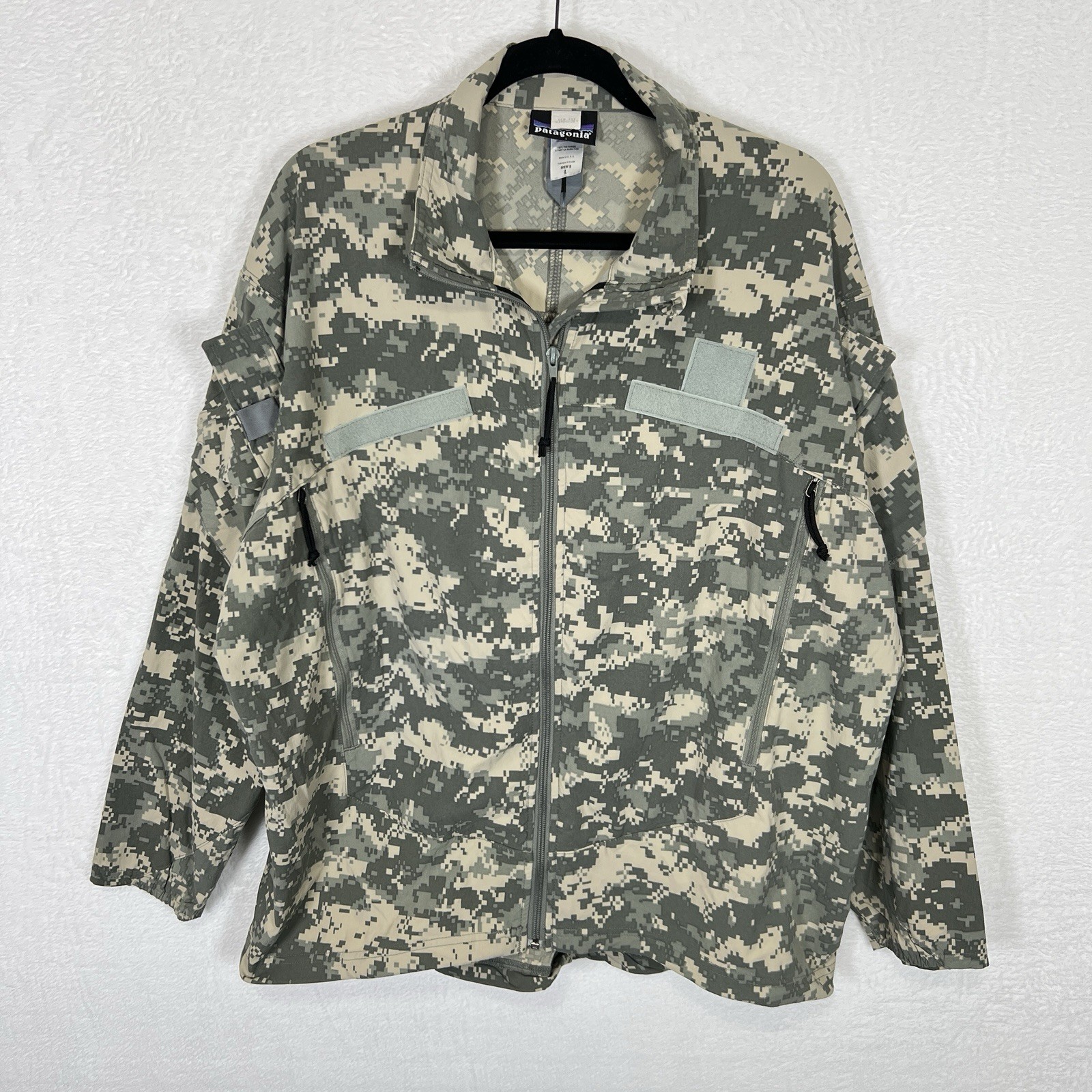 Vintage Patagonia GEN III Wind Shirt ACU Digital Camo Mens Large Military