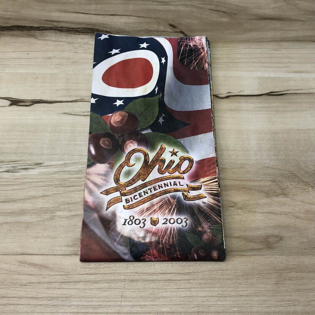 Vintage OHIO : Ohio Bicentennial 1803-2003 Travel Map