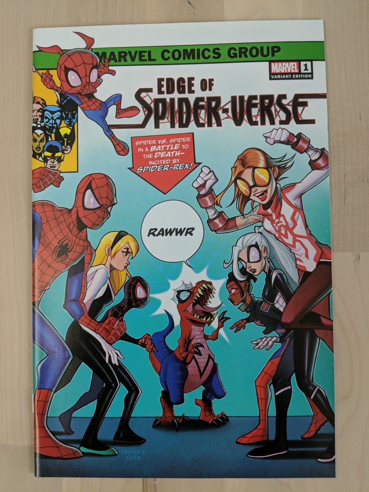 EDGE OF SPIDER-VERSE V2 #1 EXCLUSIVE HOMAGE | CHRISSIE ZULLO 1st APP /400 |
