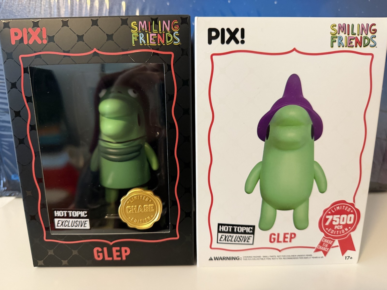 Thrilljoy Chase Hot Topic Exclusive Smiling Friends Glep