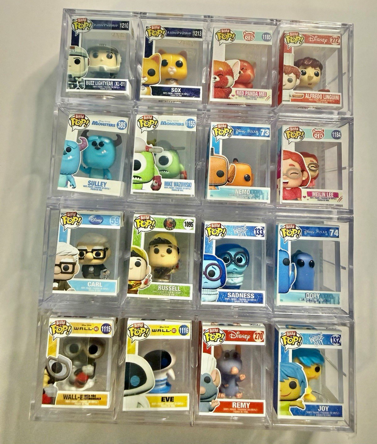 Funko Bitty Pop Pixar  Boxed Vinyl Mini Figures You Pick
