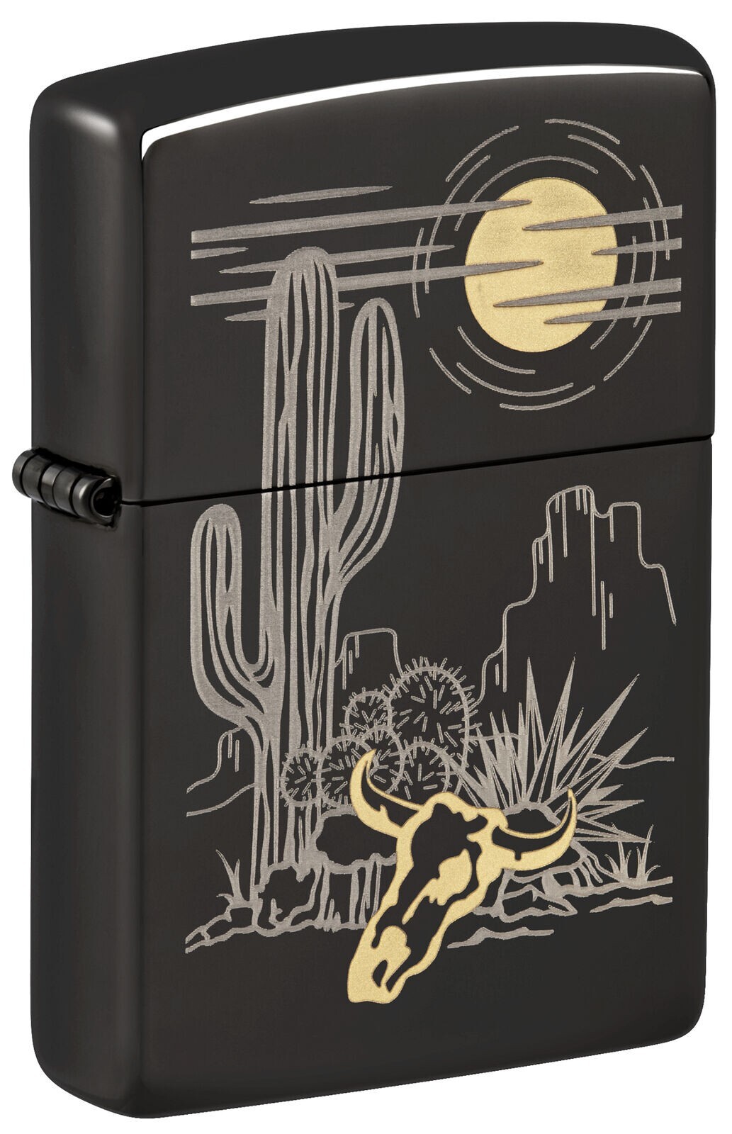 Zippo Western Design High Polish Black 48968