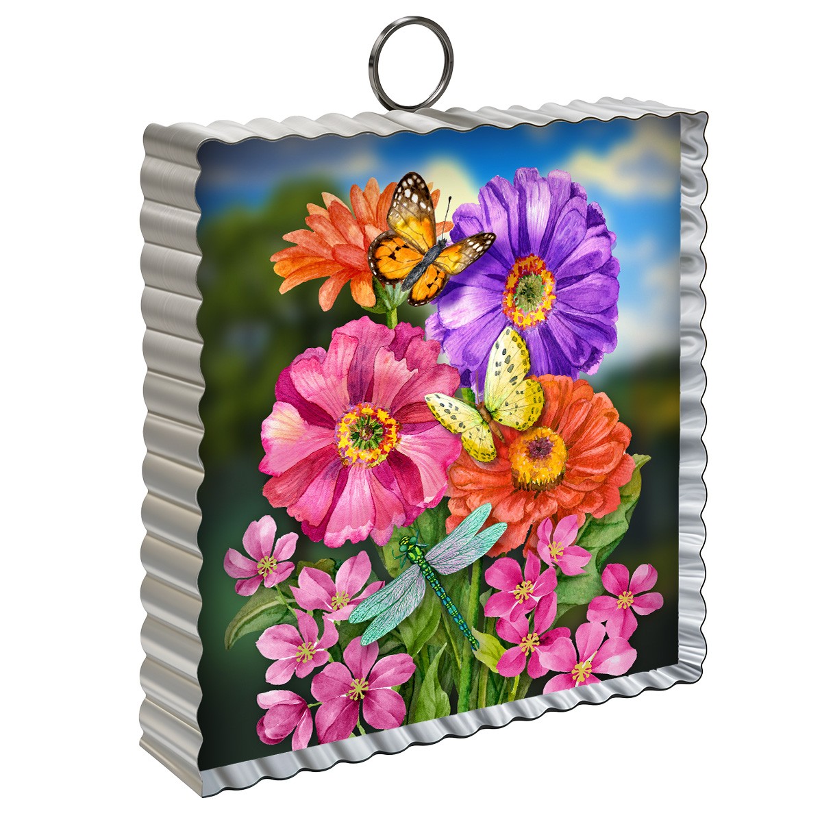 Briarwood Lane Spring Mini Moment 6x6 Zinnias in Bloom For Spring Mini Moment