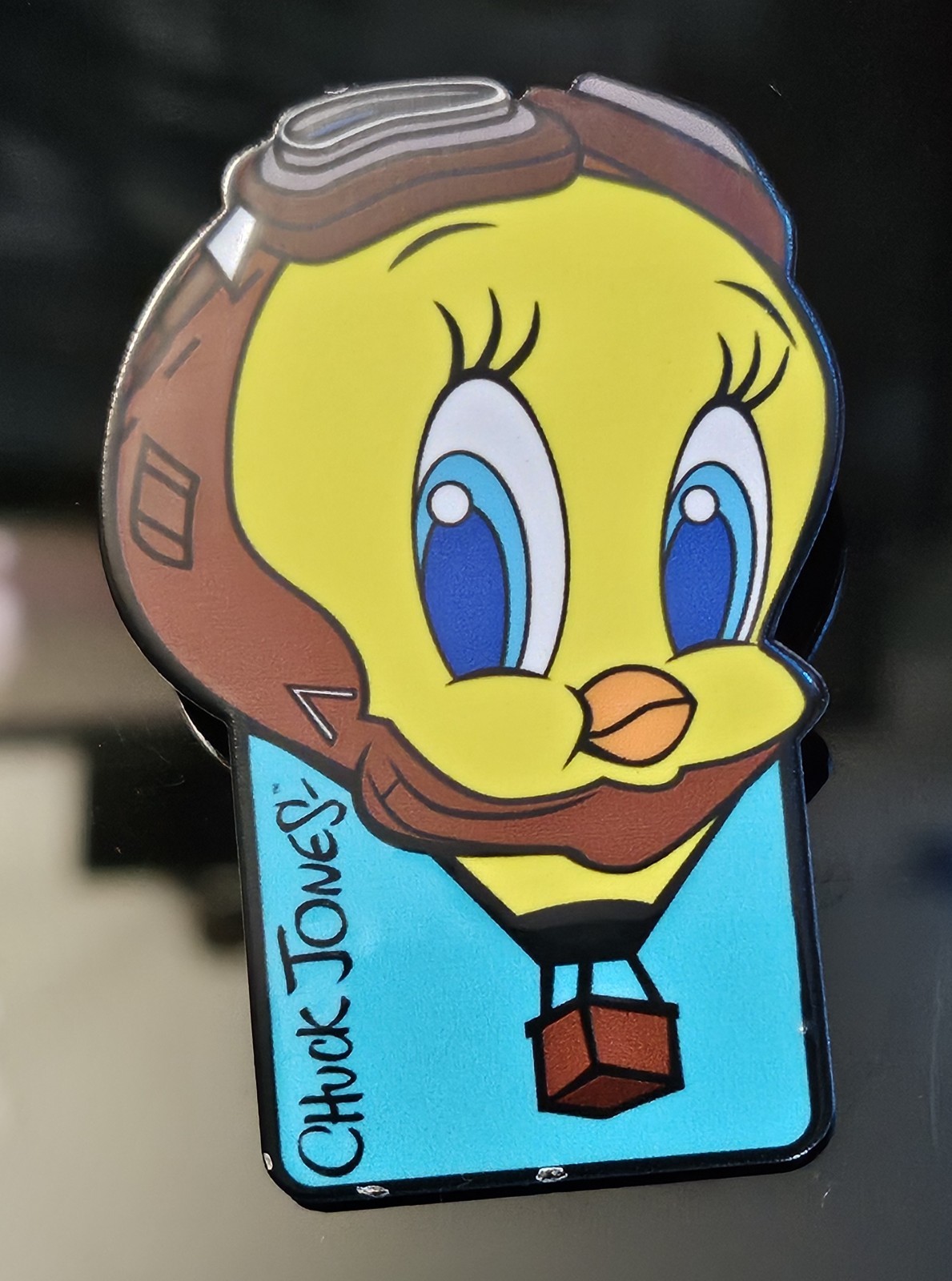 Chuck Jones Gallery Tweety Bird Pin Balloon Fiesta Lapel Enamel Pin Signed 