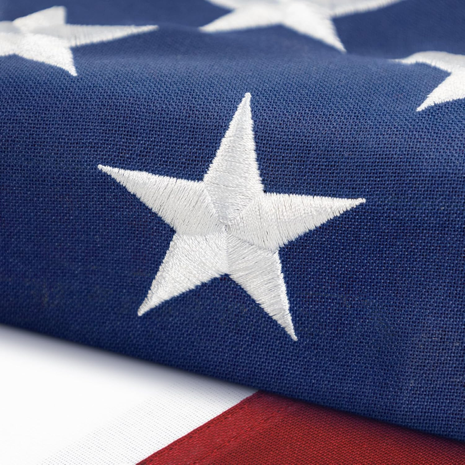 American Flag 2x3 Luxury Embroidered Star Double Sided Heavy Duty Nylon Outdoor