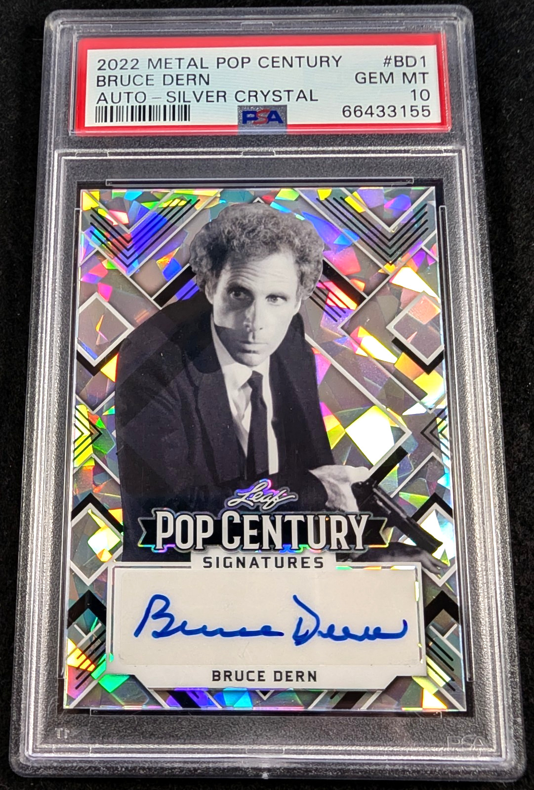 Bruce Dern 2022 Leaf Metal Pop Century Auto Card # 1/25 - PSA 10 GEM MINT MT