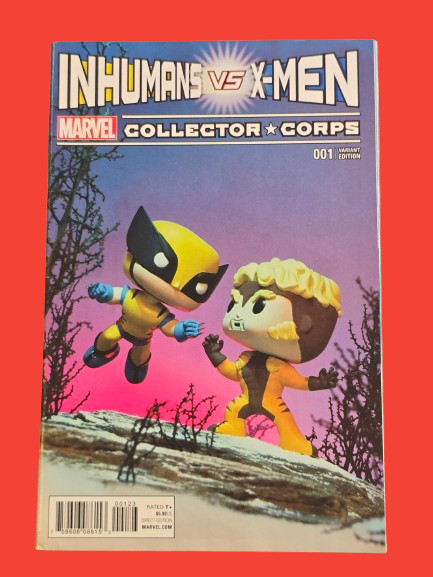 Inhumans vs X-Men #1 2017 Marvel Collector Corps Funko Pop Variant Wolverine