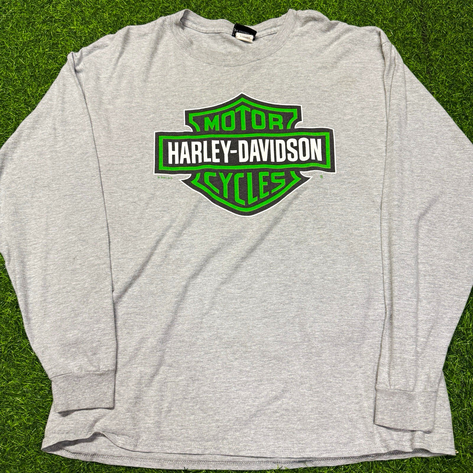 Vintage St Patrick’s  Harley-Davidson McMahon’s Beaver Falls PA Long Sleeve XL