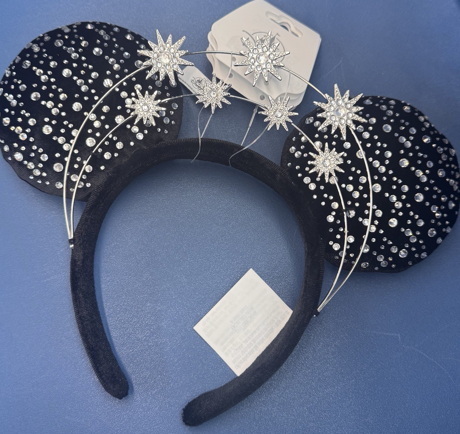 2026 Disney Parks Star Sparkle Rhinestone Minnie Ears Headband NEW WITH TAGS