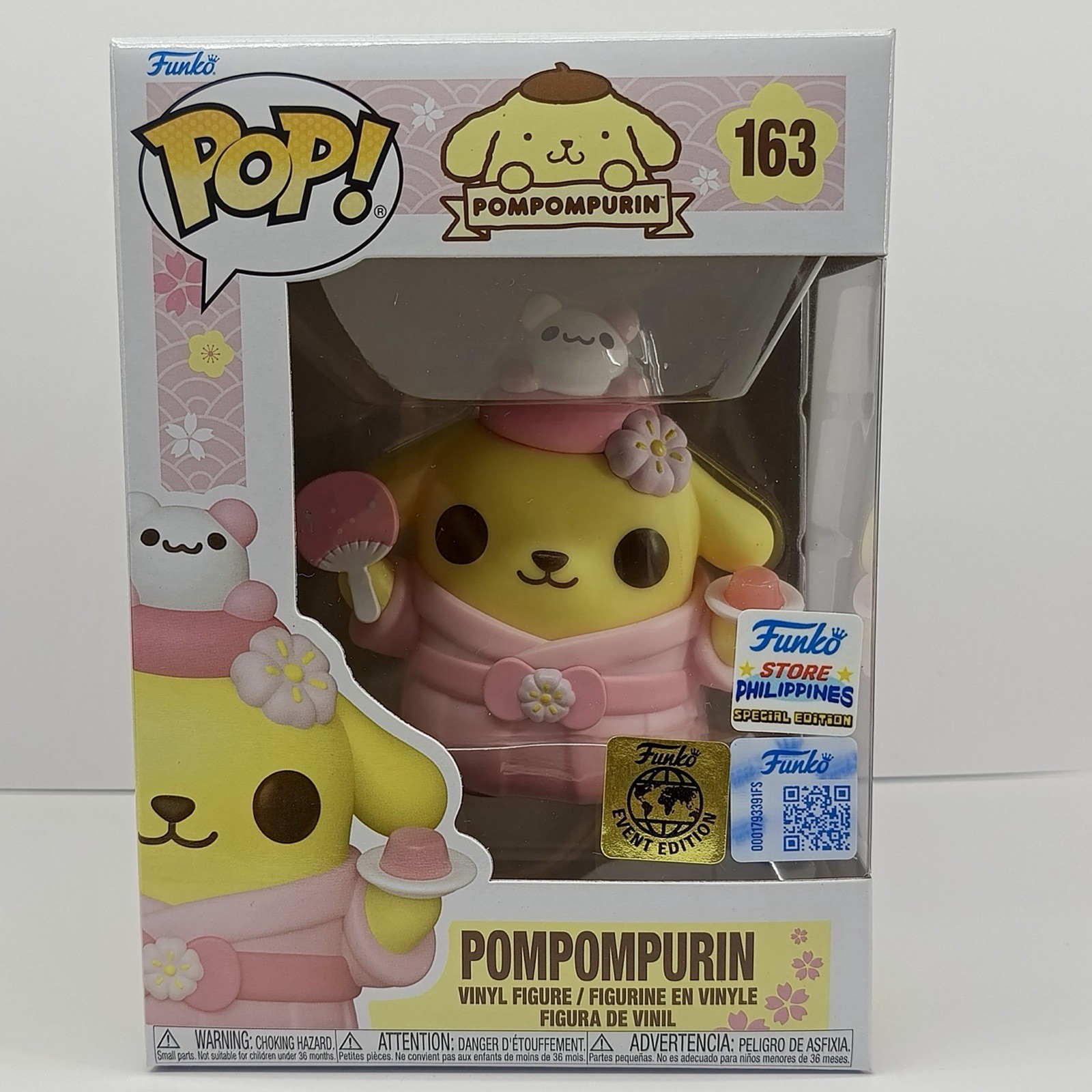 Funko POP Sanrio Pompompurin w/ Kimono #163 Global Edition Event Exclusive