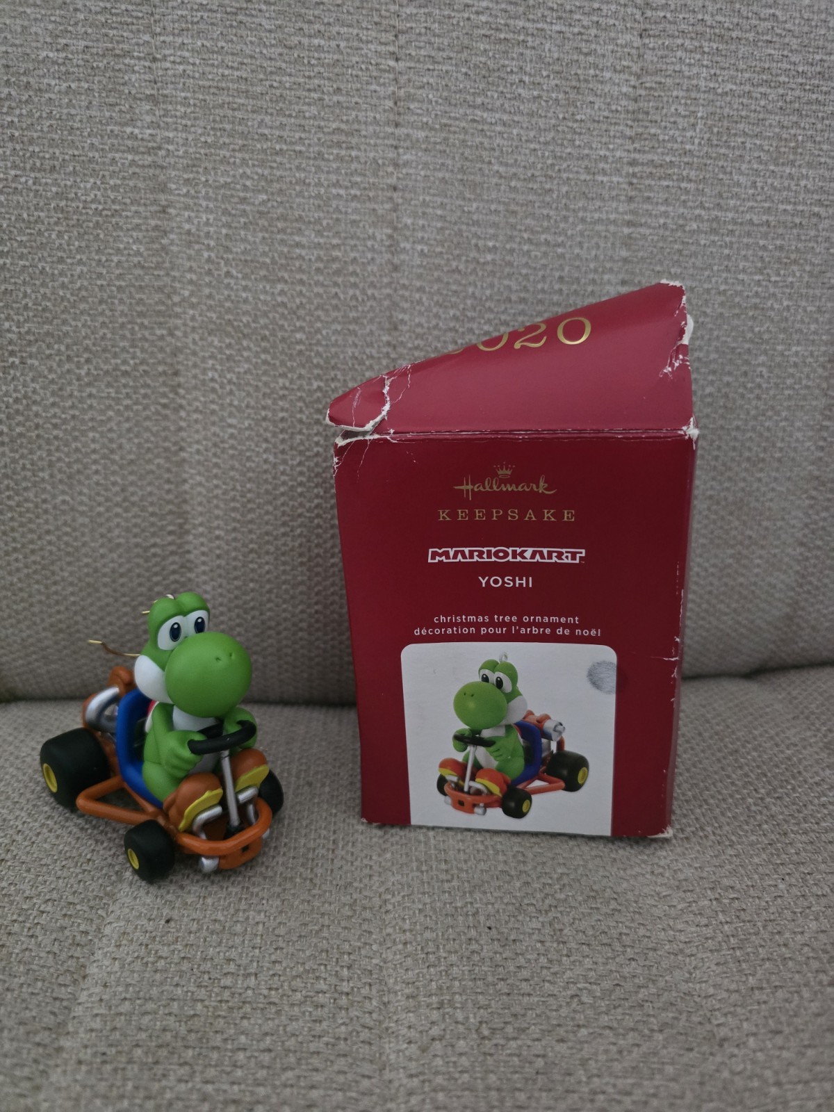 Hallmark Keepsake Ornament Nintendo Mario Kart YOSHI 2020 Rare