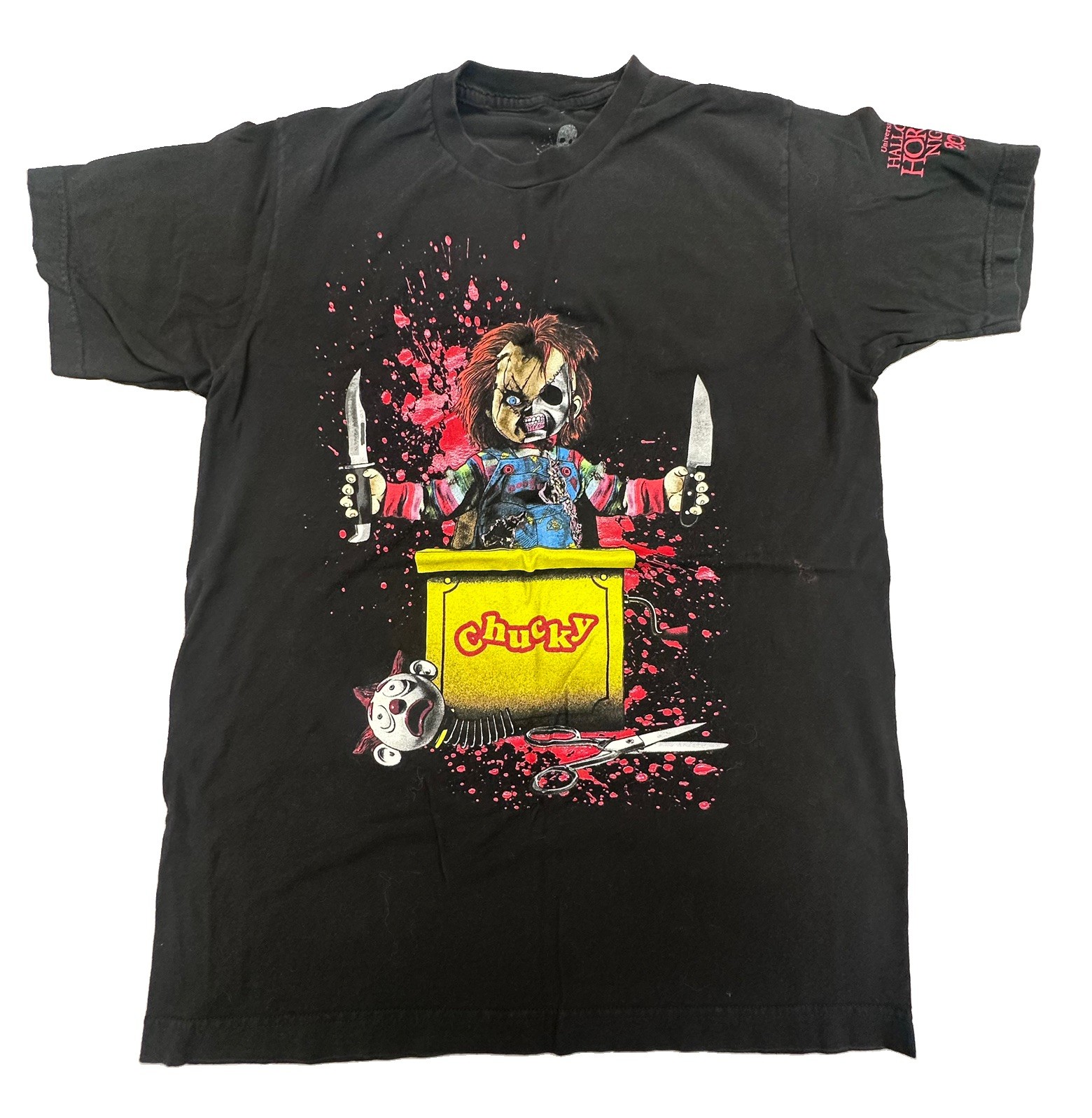 Chucky Universal HHN Horror Nights Shirt Black “I’m Your Friend Til The End” MED