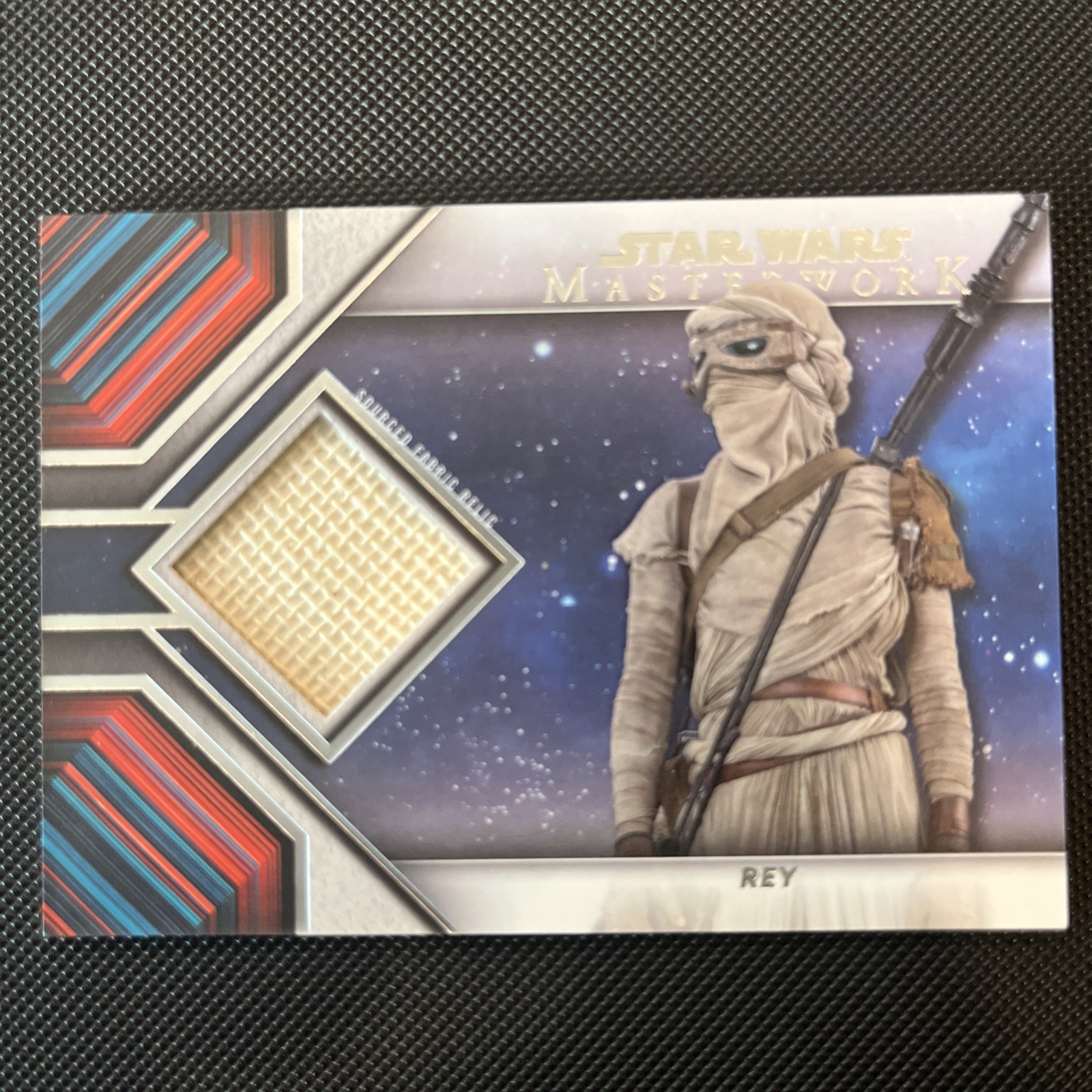2022 Topps Star Wars Masterwork Rey Sourced Fabric Costume Relics/#CR-RE