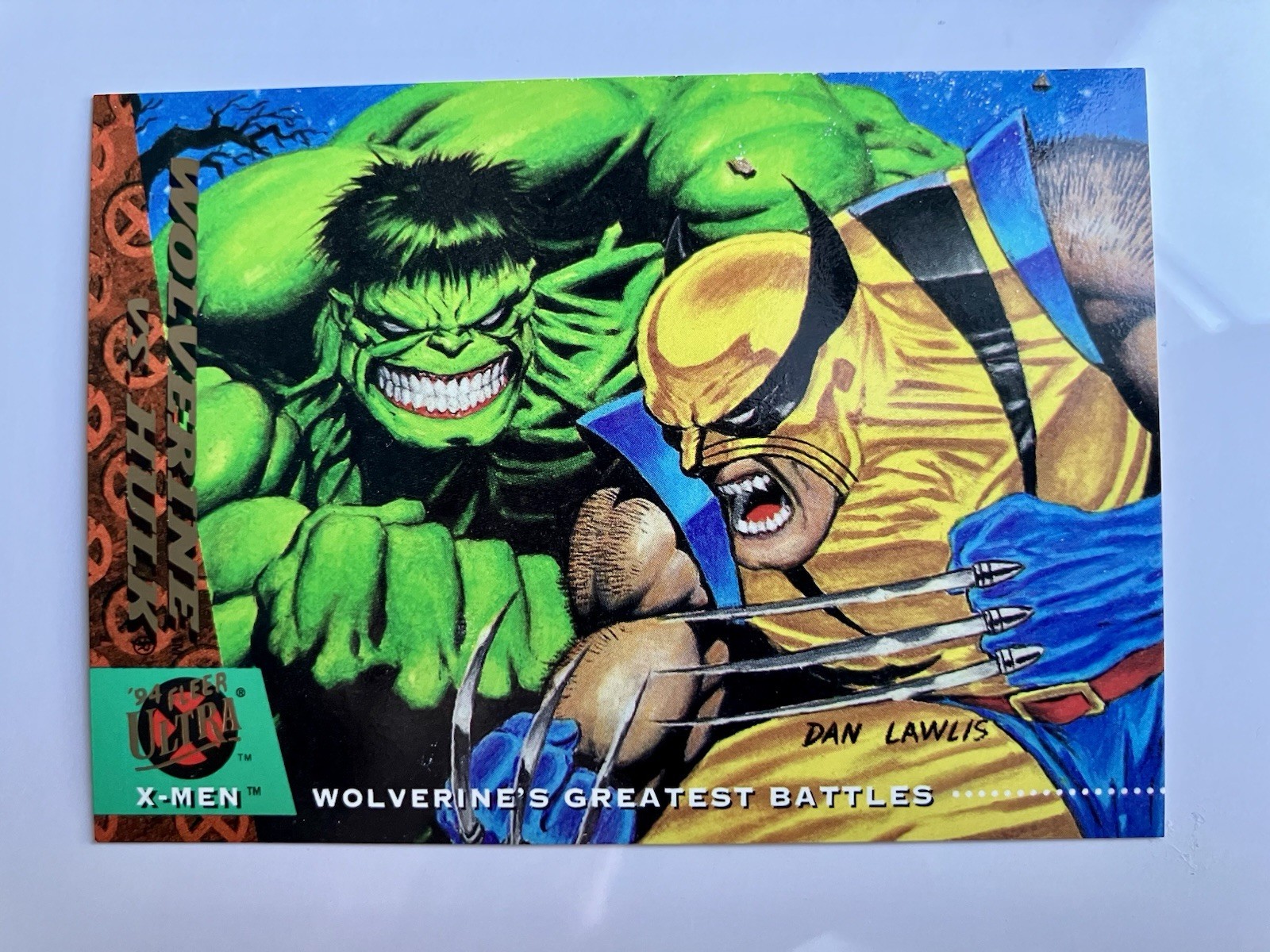 1994 Fleer Ultra X-Men Wolverine vs Hulk #140 Greatest Battles