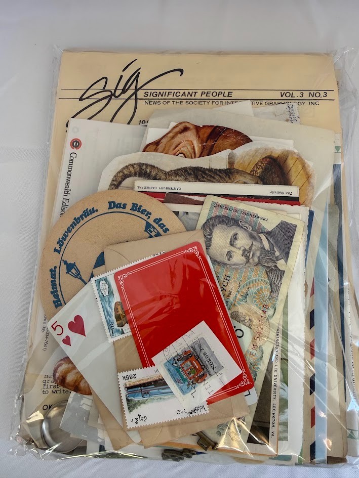 Vintage Antique #8 EPHEMERA LOT Junk Journal & Scrapbook MIXED MEDIA