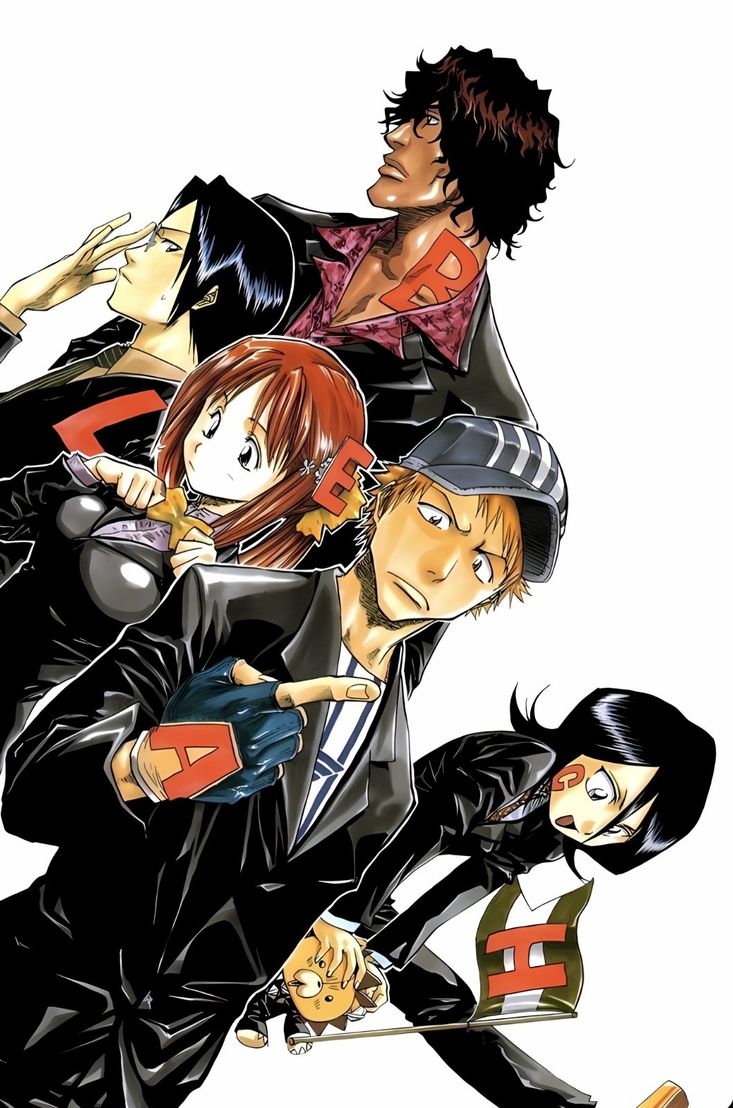 11x17 Bleach Anime Poster Tite Kubo Illustrations Karakura Friends Brand New