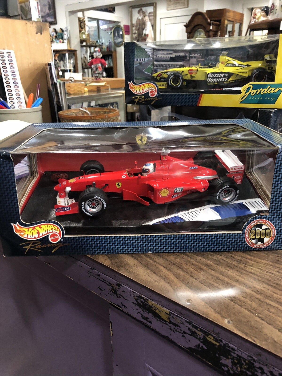 Hot Wheels  1/18 Ferrari Michael Schumacher 2000 Launch Edition In Orig Box Rare