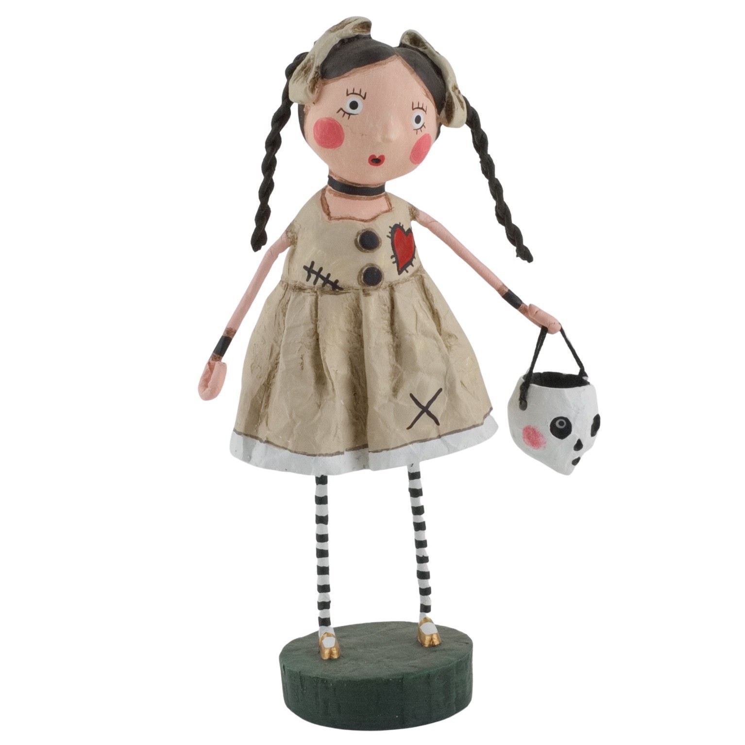 Lori Mitchell Halloween Voo Doo Sue Trick or Treater Folk Art Figurine