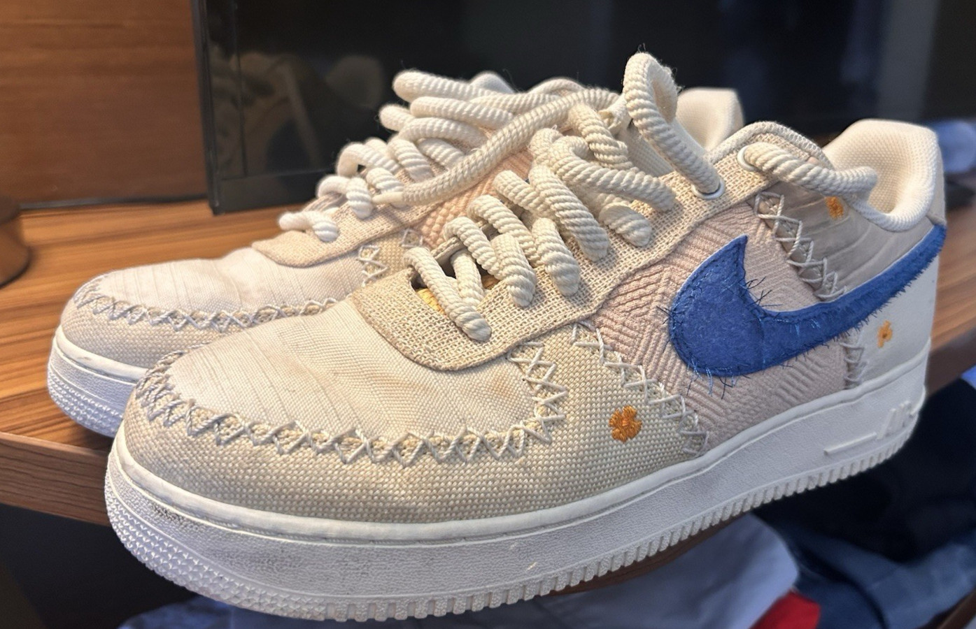 NIKE AIR AIR FORCE 1 ANNIVERSARY EDITION SNEAKERS MEN'S SIZE 10 1/2 WORE 3 TIMES