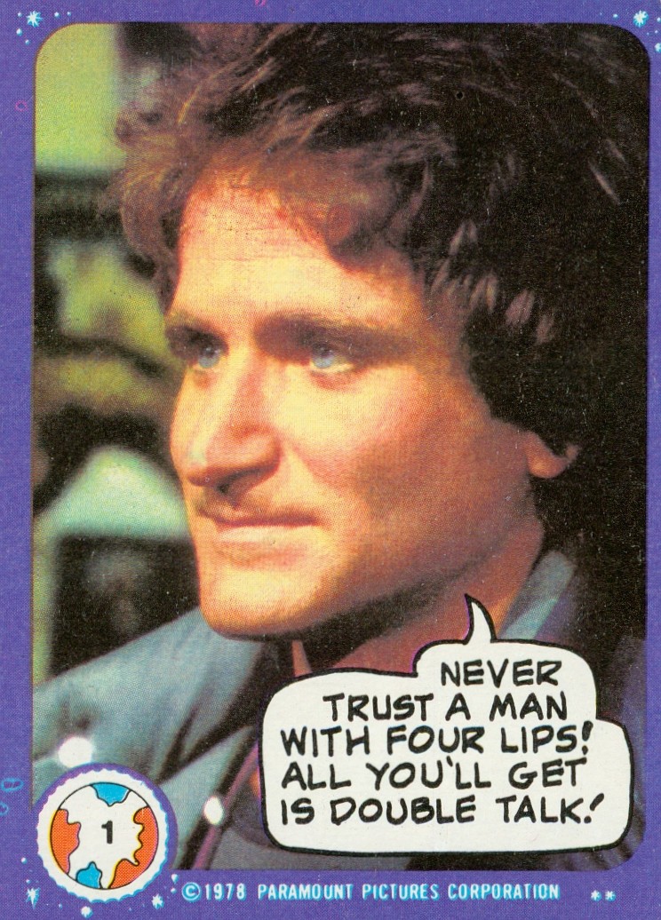 1978 PARAMOUNT PICTURES MORK & MINDY TRADING CARDS YOU PICK CHOICE (#E81)