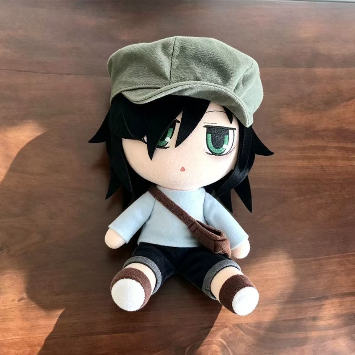 20cm Kuroki Tomoko Anime Plush Doll Soft Stuffed Cotton Toy Collectible Doujin