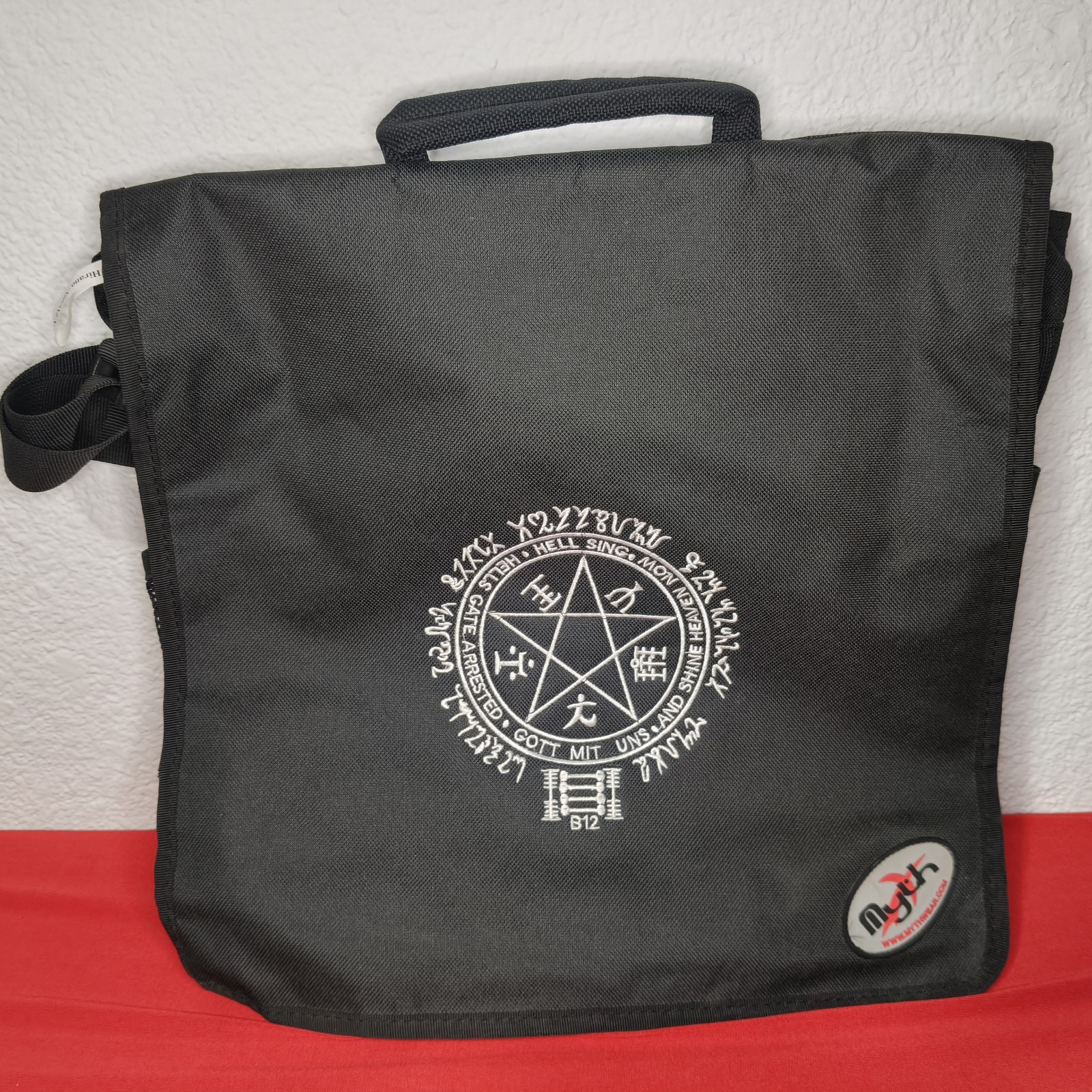 Hellsing OVA Serie Anime Myth Messenger Black Shoulder Bag Alucard Rare Dark