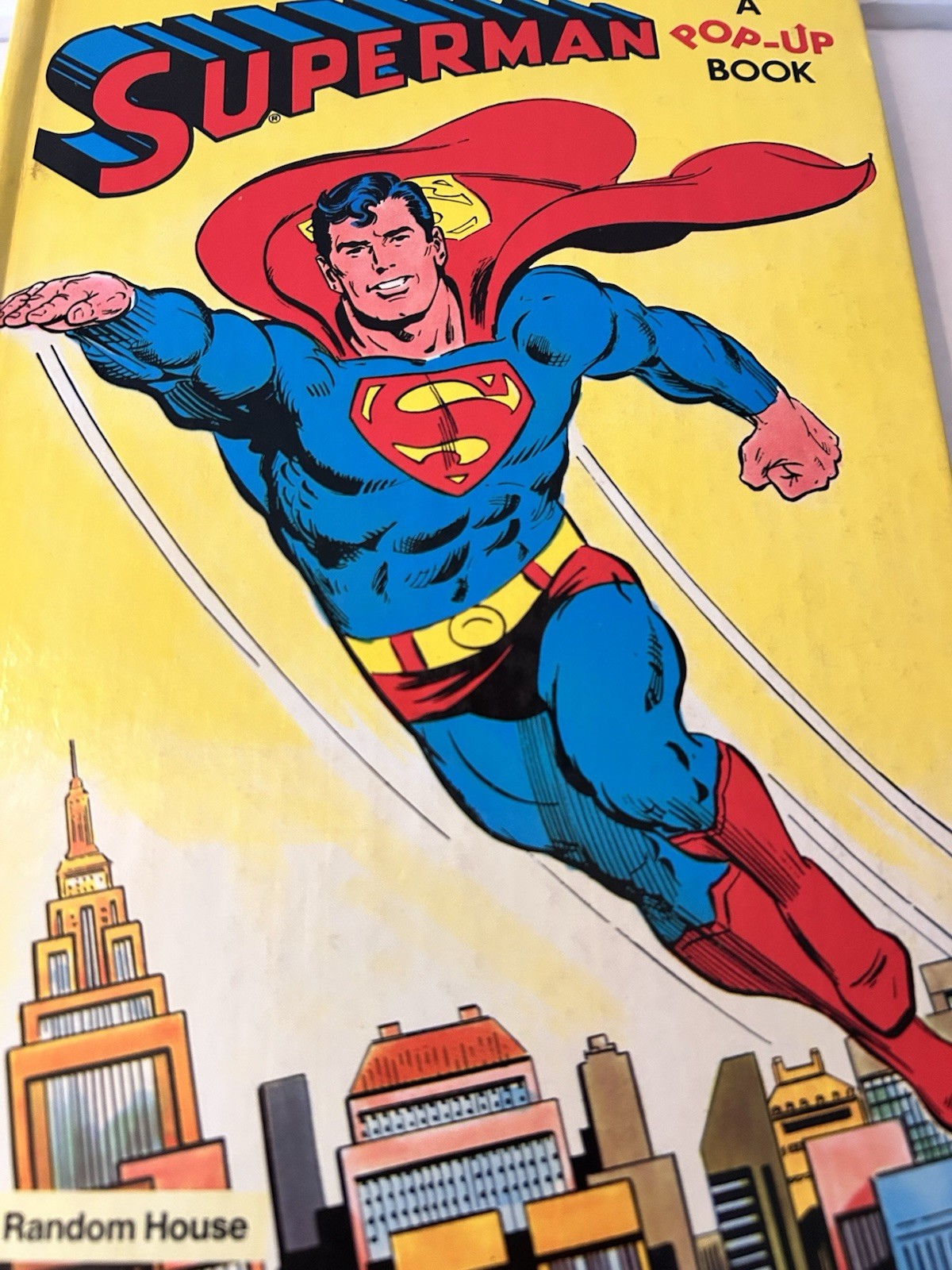 Vintage  1979 Superman Pop-Up Book DC Comics Super Man Random House