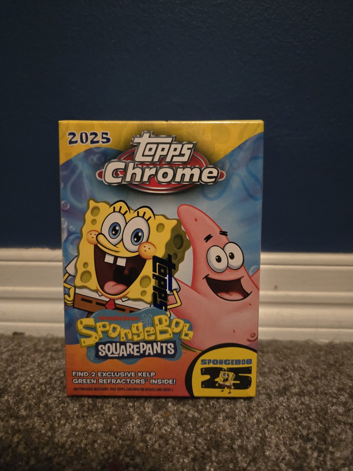 2025 Topps Chrome SpongeBob 25th Anniversary Value Box