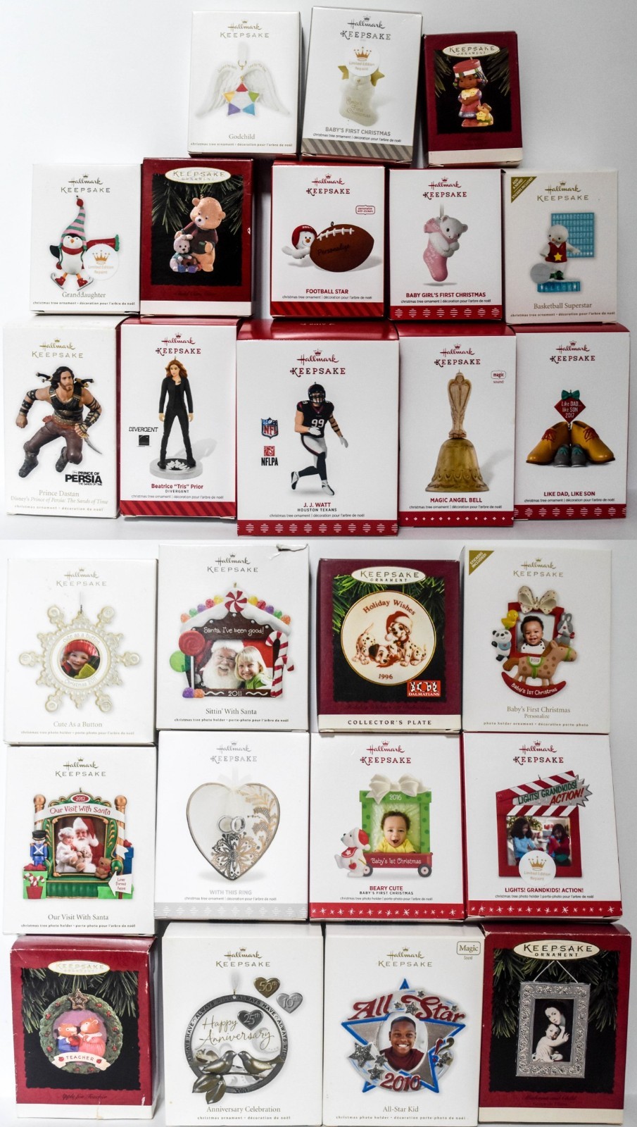 Hallmark  Keepsake Lot of 25 Ornaments  - Keep Some Give Some #48