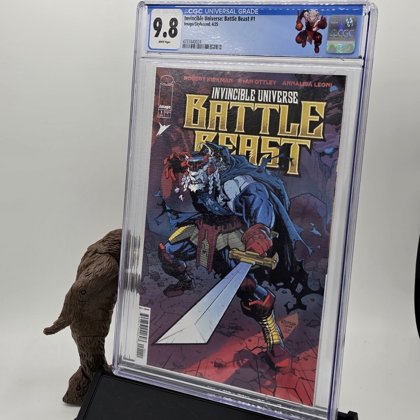 💥Invincible Universe: Battle Beast 1 Ryan Ottley Cover A 1st Print CGC 9.8💥