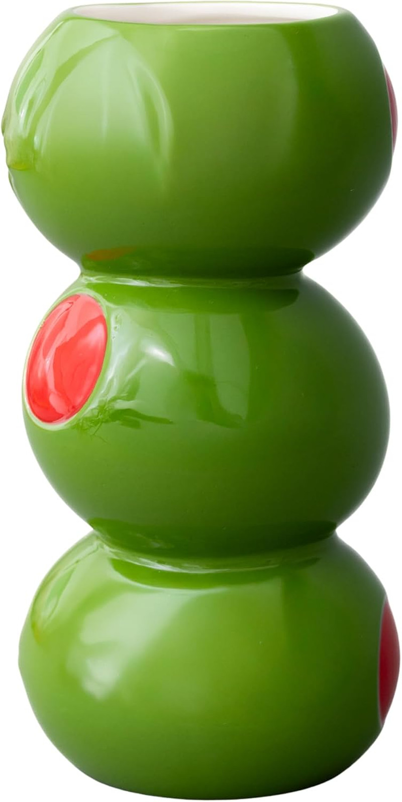 Novelty Ceramic Vase, Stacked Olives