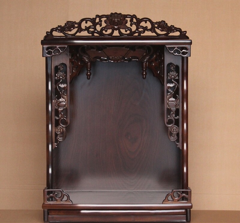 Wooden Buddhist Altar Butsudan Shrine God Zen House Religion Praying Decor