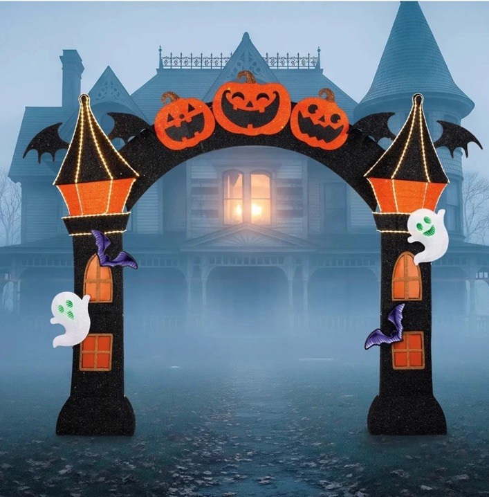 New 9.75\' Halloween Arch 